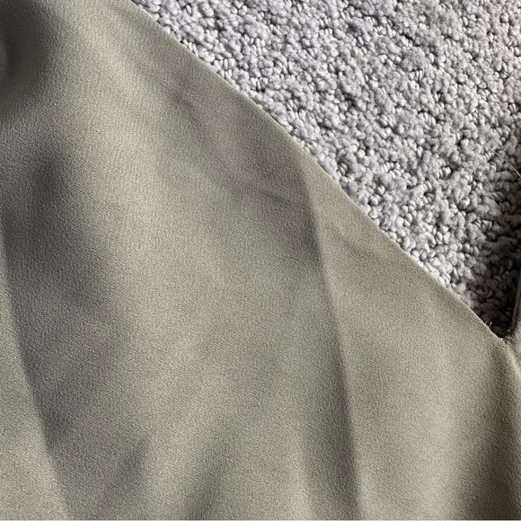 NEW Show Me Your Mumu Jasmine Halter Midi Bridesmaid Dress in Moss Green Crisp - Picture 7 of 10